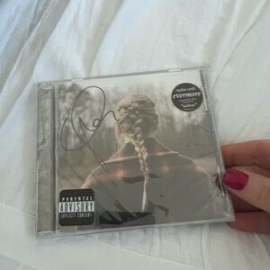 Signed Evermore CD Taylor Swift